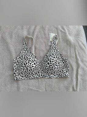 Leopard Print Wireless Gel Bra